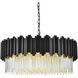 Willow 10 Light 32 inch Black Chandelier Ceiling Light