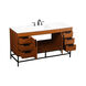 Eugene 60 X 22 X 34 inch Teak Vanity Sink Set