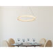 Bowen 1 Light 24 inch Chrome Chandelier Ceiling Light