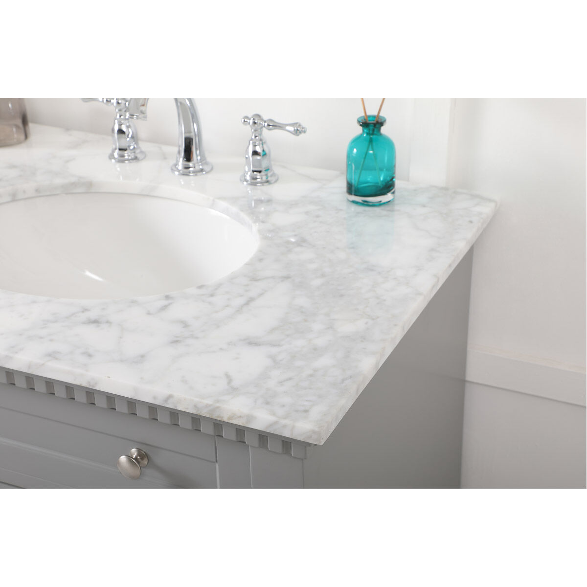 Clarence 72 X 22 X 35 inch Grey Vanity Sink Set