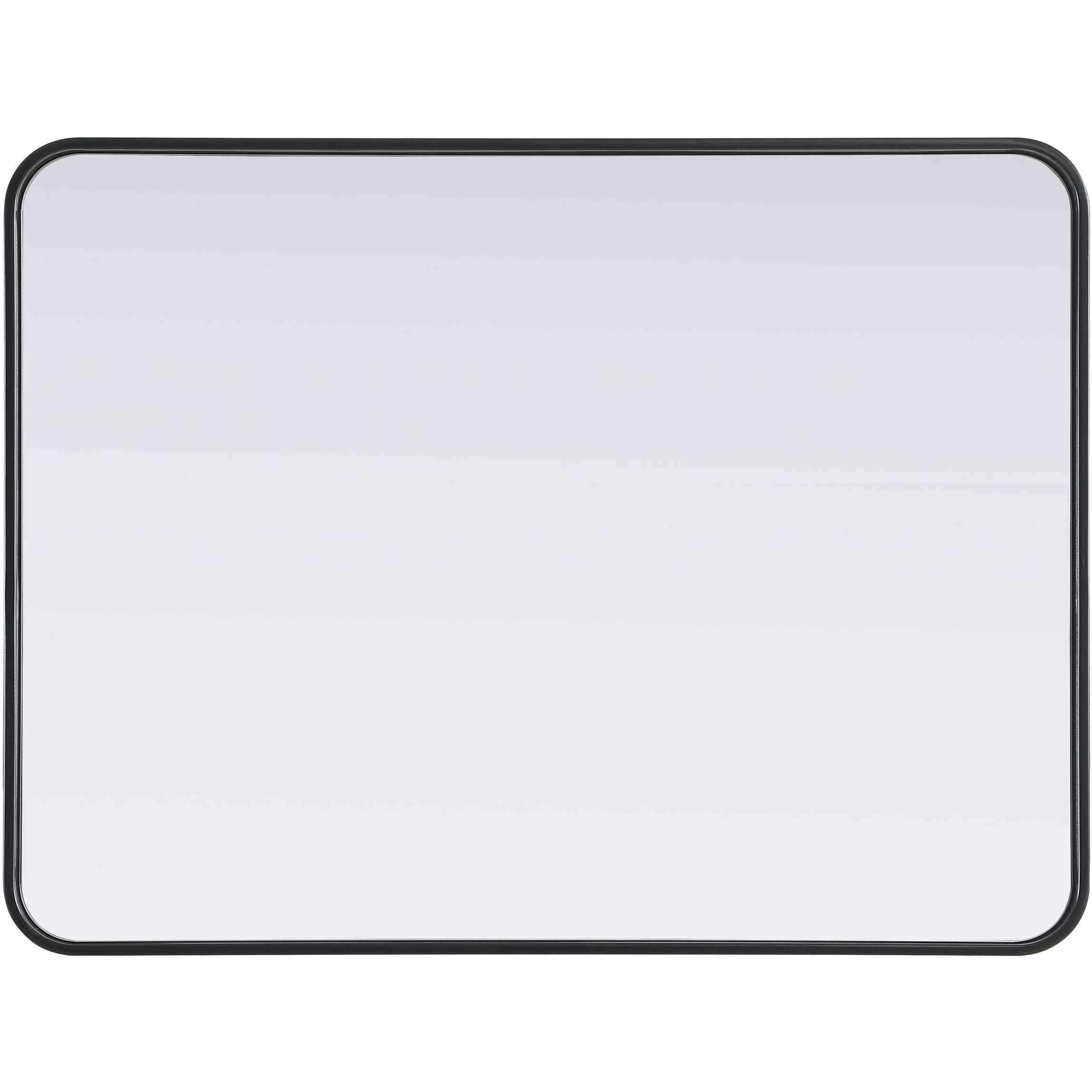 Remy 32 X 24 inch Black Mirror