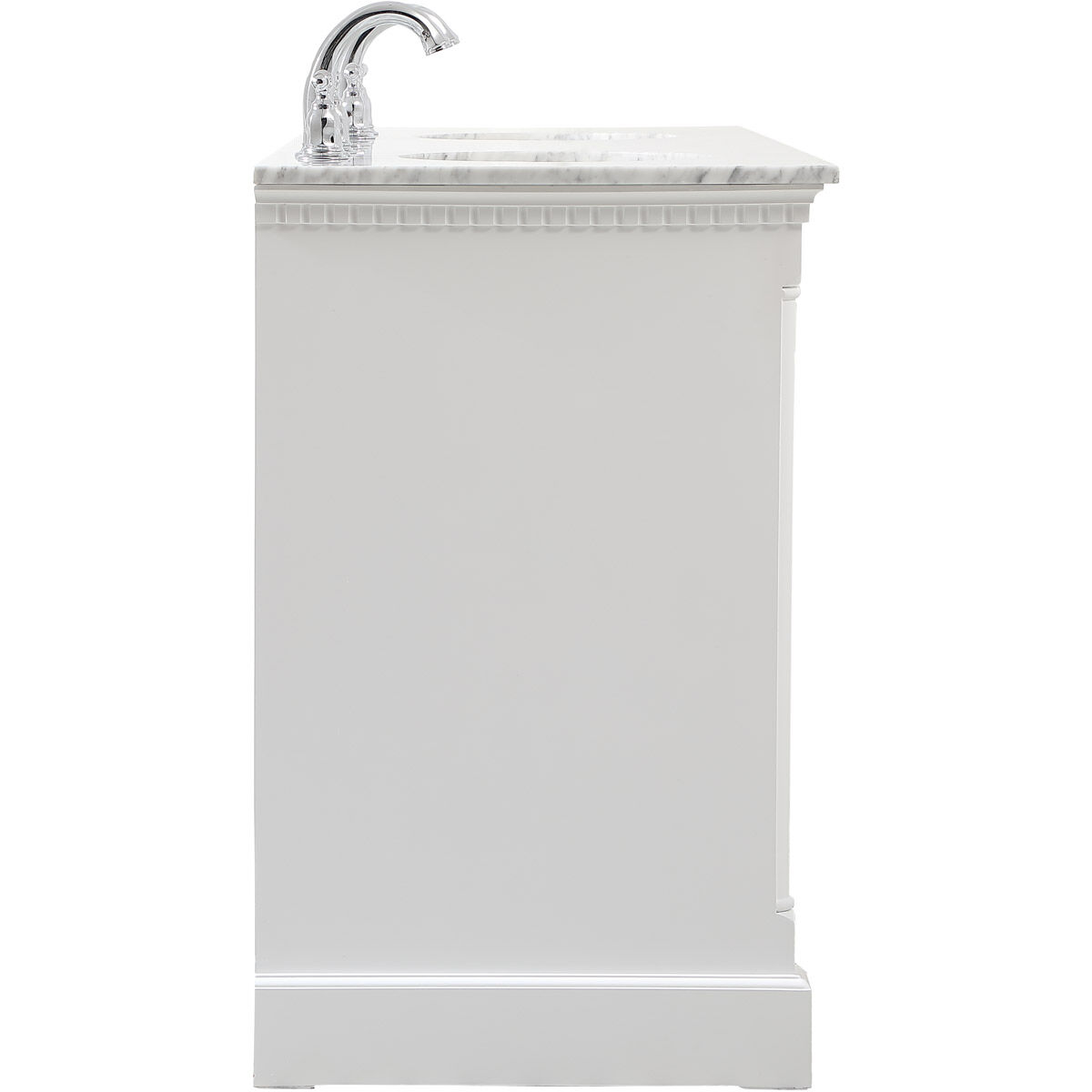 Clarence 60 X 22 X 35 inch White Vanity Sink Set