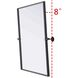 Amoura 30 X 24 inch Black Mirror
