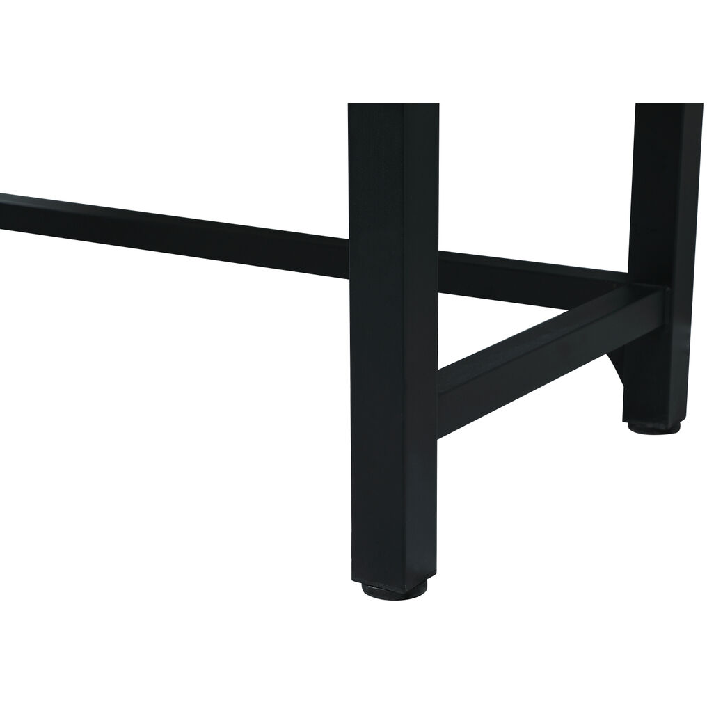 Raya 60 X 22 X 32 inch Black Vanity Sink Set