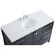 Irene 48 X 22 X 34 inch Black Vanity Sink Set
