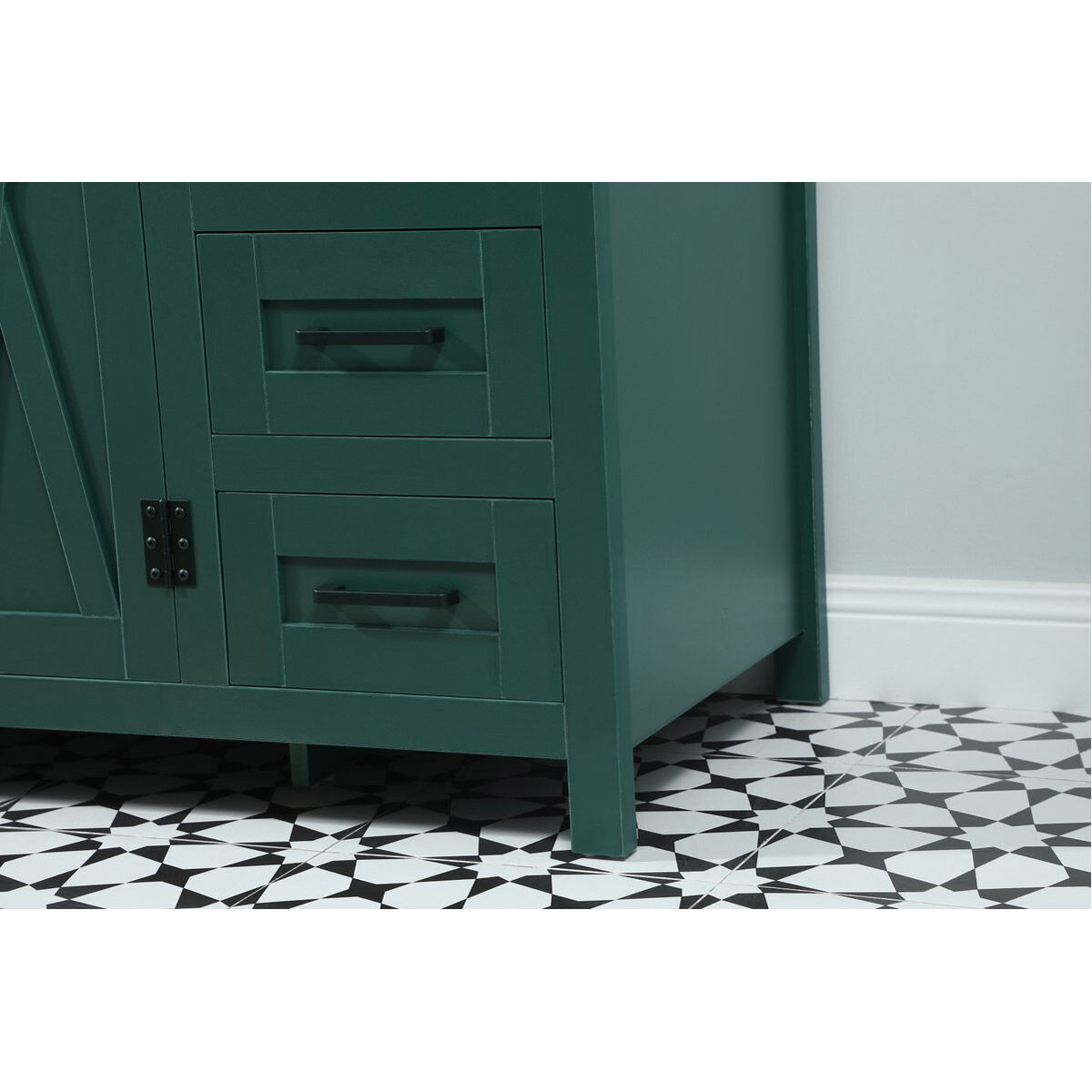 Grant 48 X 19 X 34 inch Green Vanity Sink Set