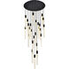 Weston 25 Light 42 inch Black Pendant Ceiling Light