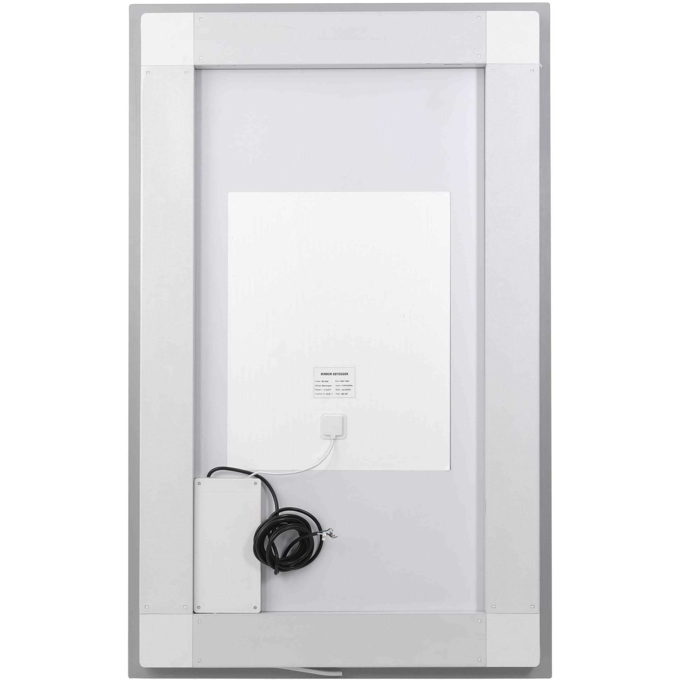 Riven 60 X 36 inch White LED Mirror