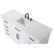 Remington 60 X 35 inch White Bathroom Vanity Cabinet