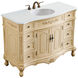 Danville 48 X 21 X 36 inch Light Antique Beige Vanity Sink Set