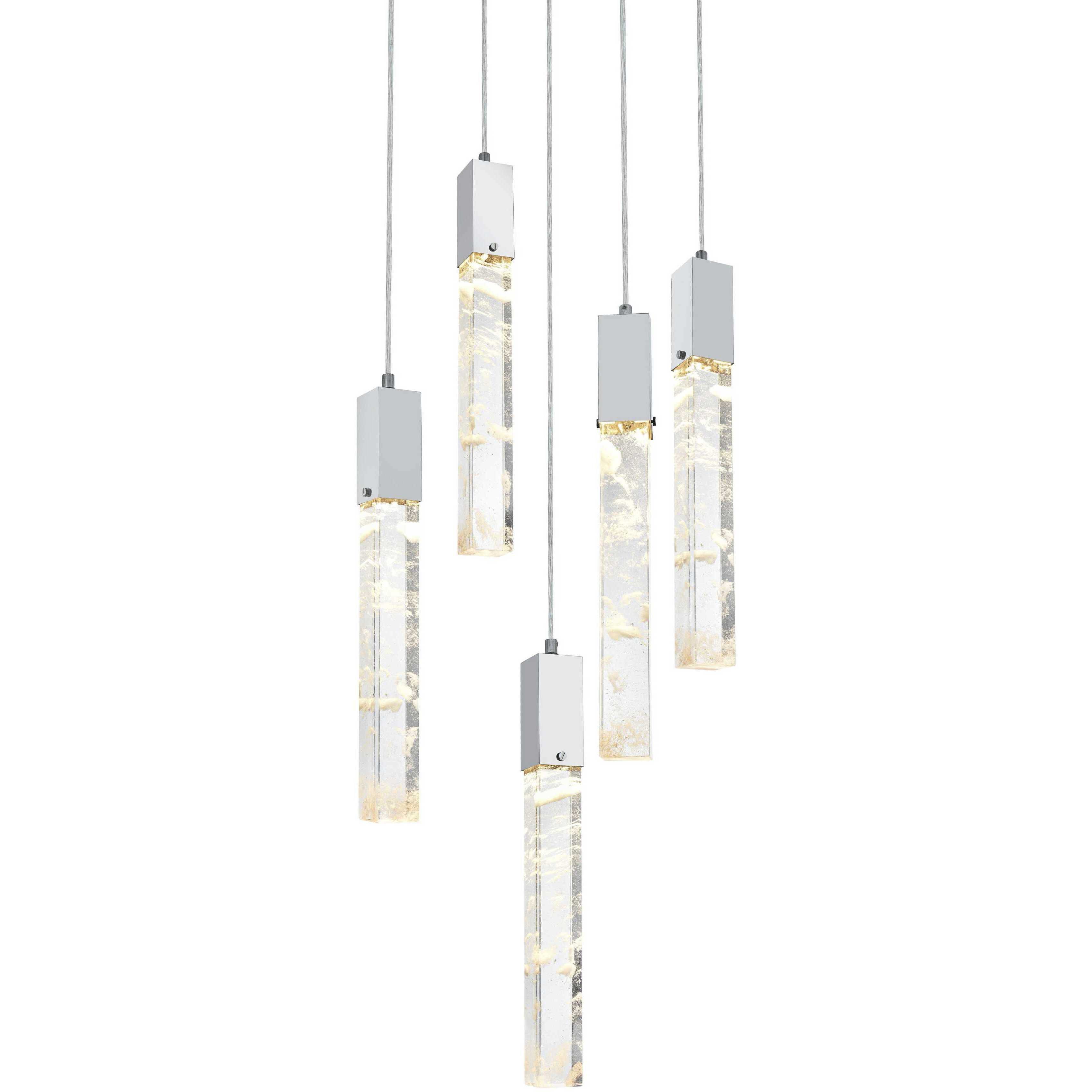 Aurora 5 Light 20 inch Black Chandelier Ceiling Light