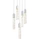 Aurora 5 Light 20 inch Black Chandelier Ceiling Light