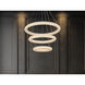 Bowen 3 Light 32 inch Satin Gold Chandelier Ceiling Light