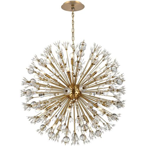 Vera 24 Light 38 inch Gold Pendant Ceiling Light
