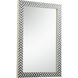 Colette 42 X 28 inch Chevron Wall Mirror