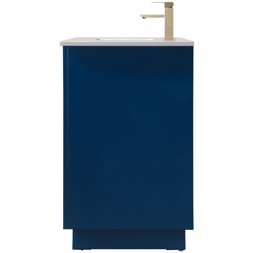 Hayes 60 X 22 X 35 inch Blue Vanity Sink Set