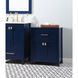 Adian Blue Bathroom Storage Cabinet