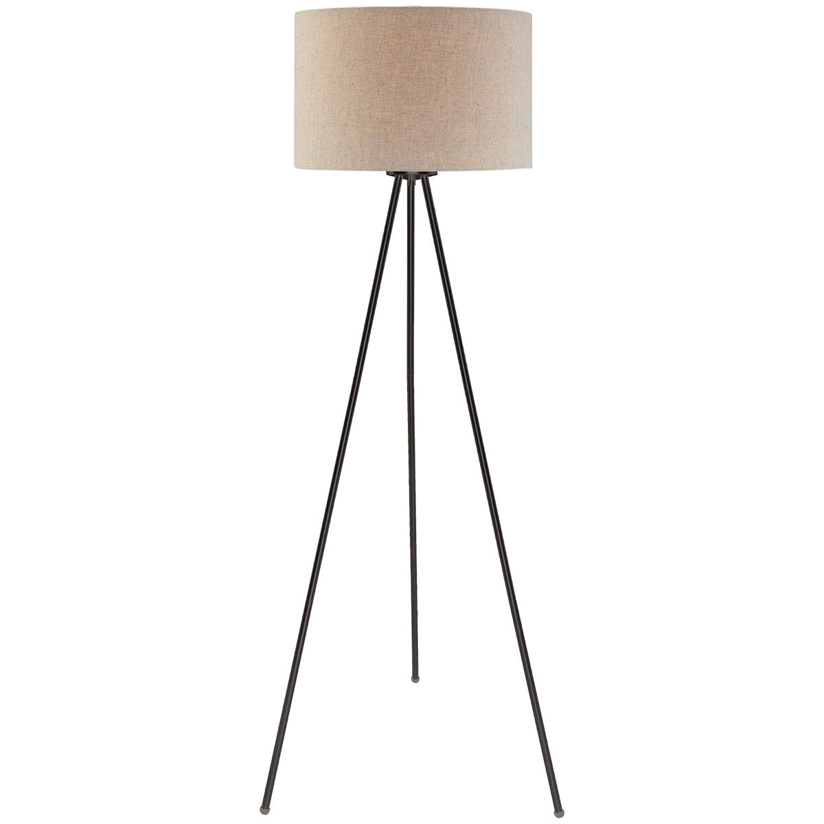 Tullio 60 inch 100.00 watt Dark Bronze Floor Lamp Portable Light
