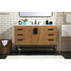 Eugene 48 X 22 X 34 inch Walnut Brown Vanity Sink Set