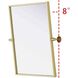 Amoura 24 X 20 inch Brass Mirror