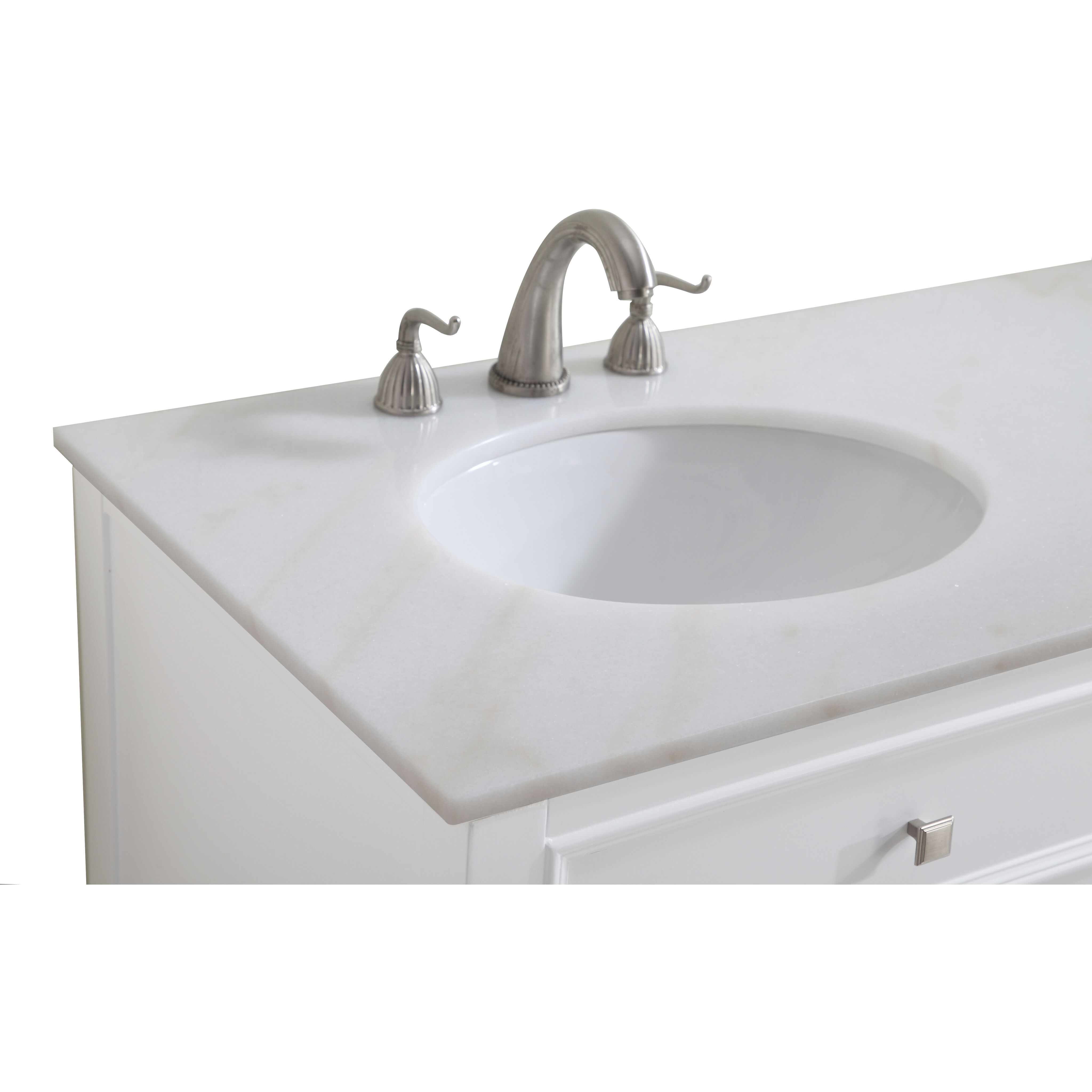 Cape Cod 60 X 35 inch White Vanity Set
