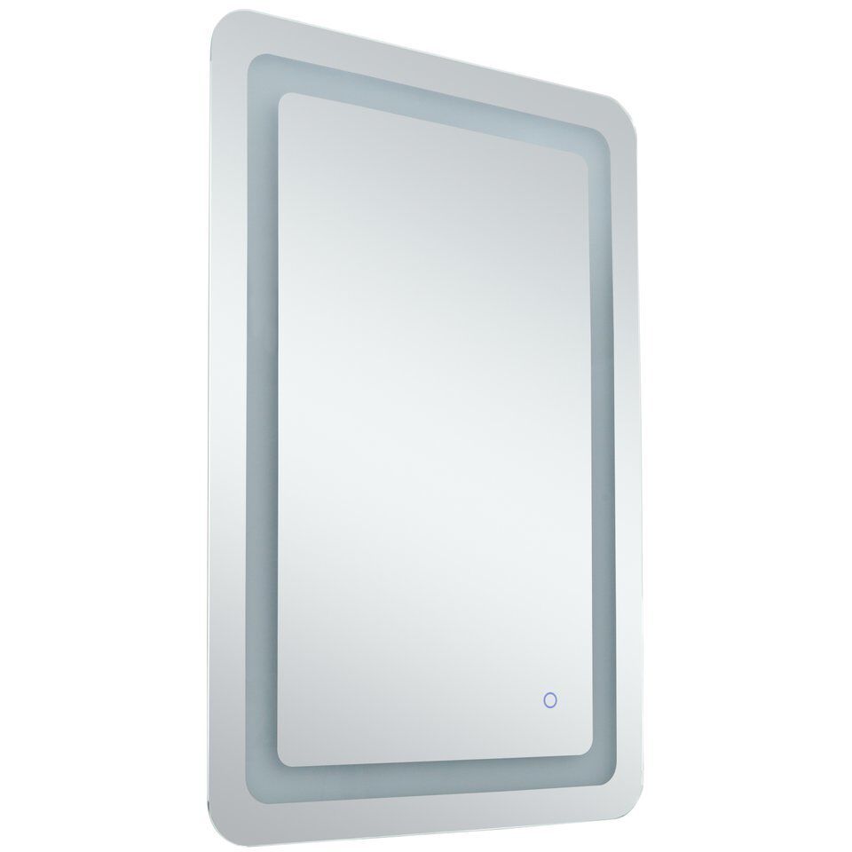 Genesis 30 X 18 inch Glossy White LED Mirror
