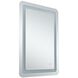 Genesis 30 X 18 inch Glossy White LED Mirror