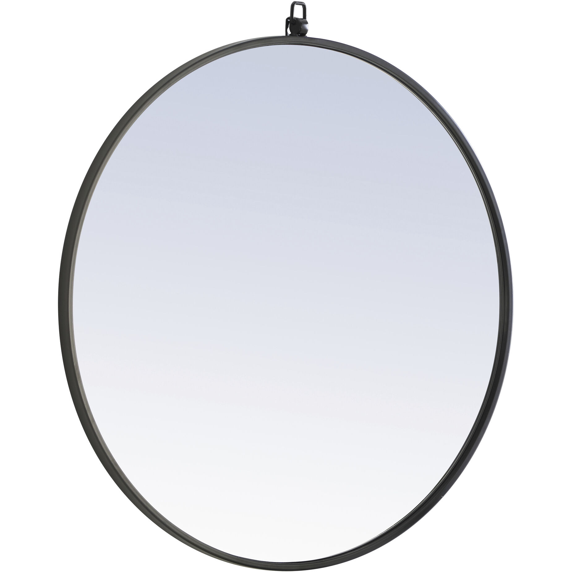 Eternity 28 X 28 inch Black Wall Mirror