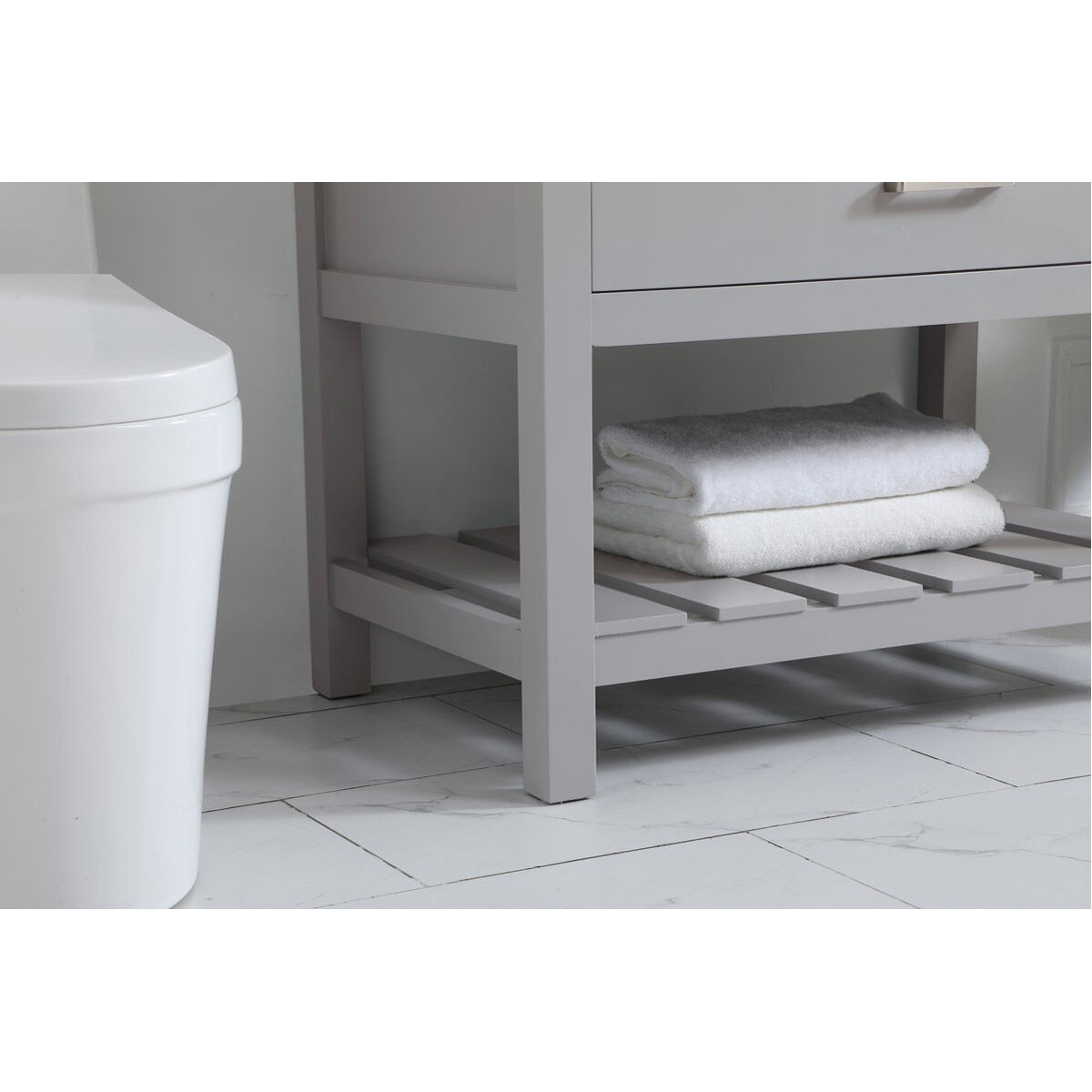 Clement 36 X 22 X 34 inch Grey Bathroom Vanity Cabinet