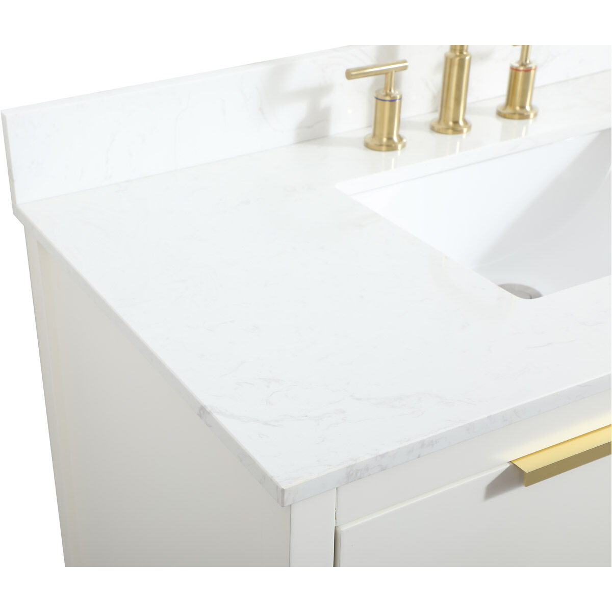 Larkin 42 X 22 X 34 inch White Vanity Sink Set