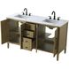 Blakely 60 X 34 inch Linen Oak Bathroom Vanity Cabinet