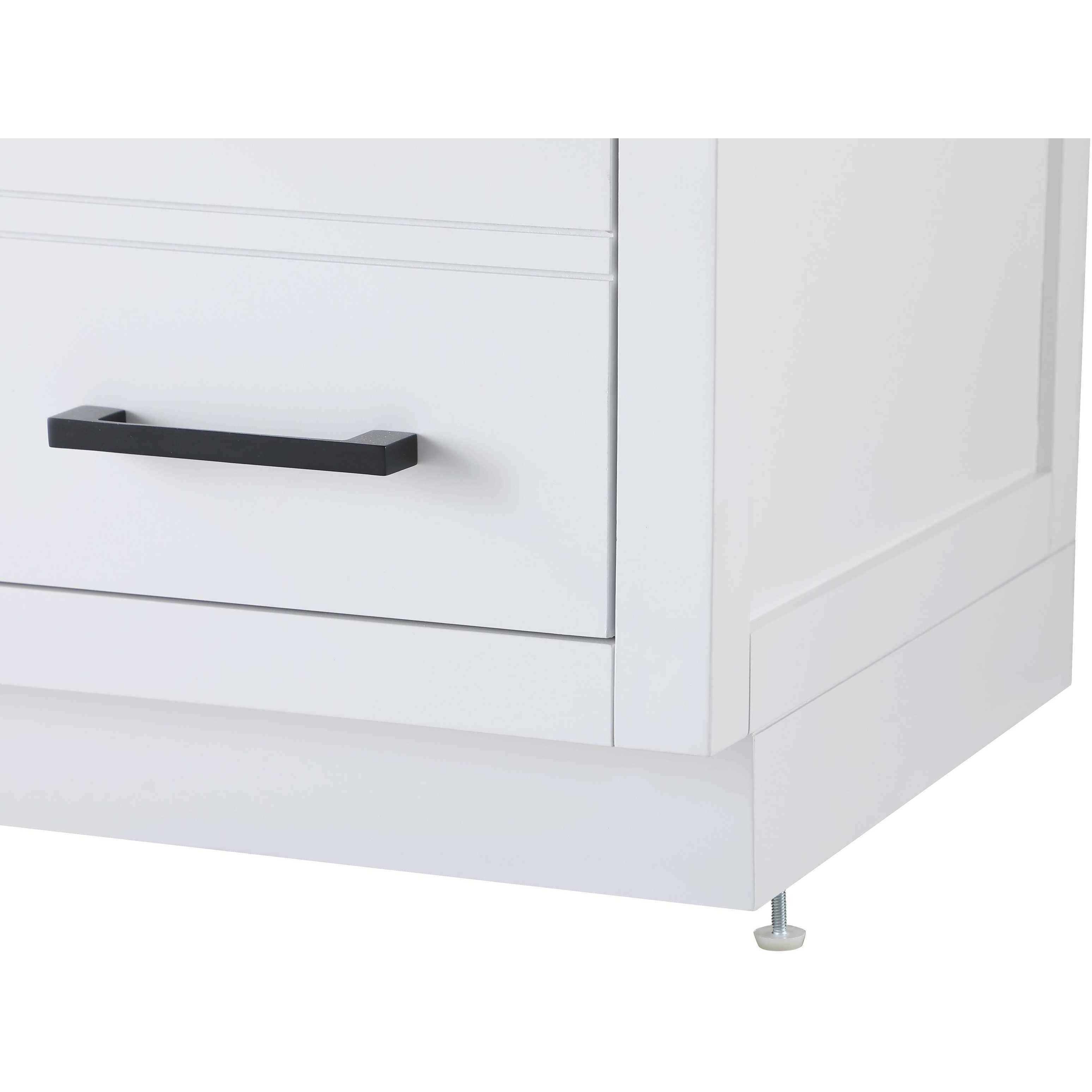Alden 60 X 35 inch White Bathroom Vanity Cabinet