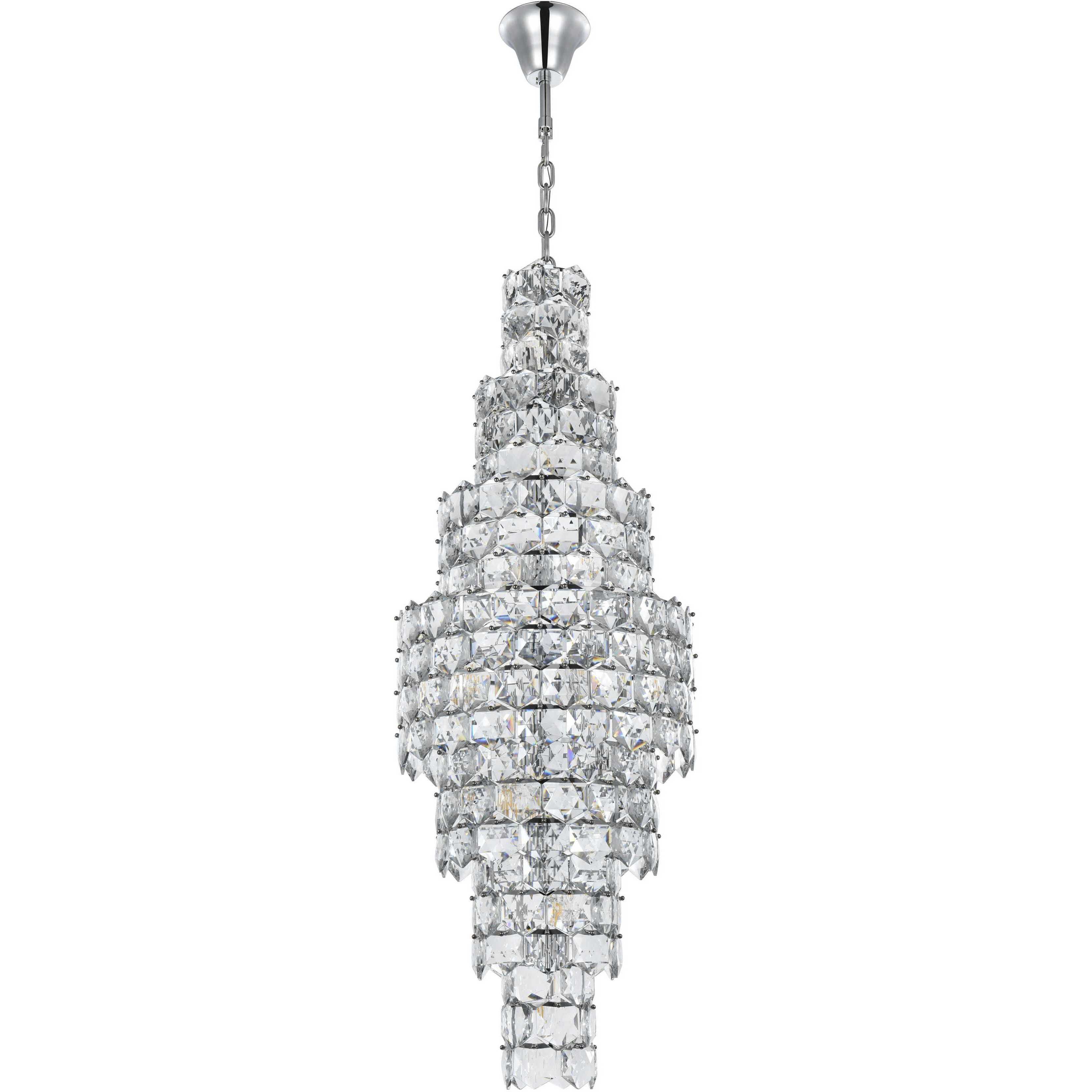 Adaline 26 Light 24 inch Chrome Chandelier Ceiling Light