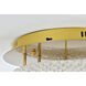 Bowen 2 Light 18 inch Satin Gold Flush Mount Ceiling Light