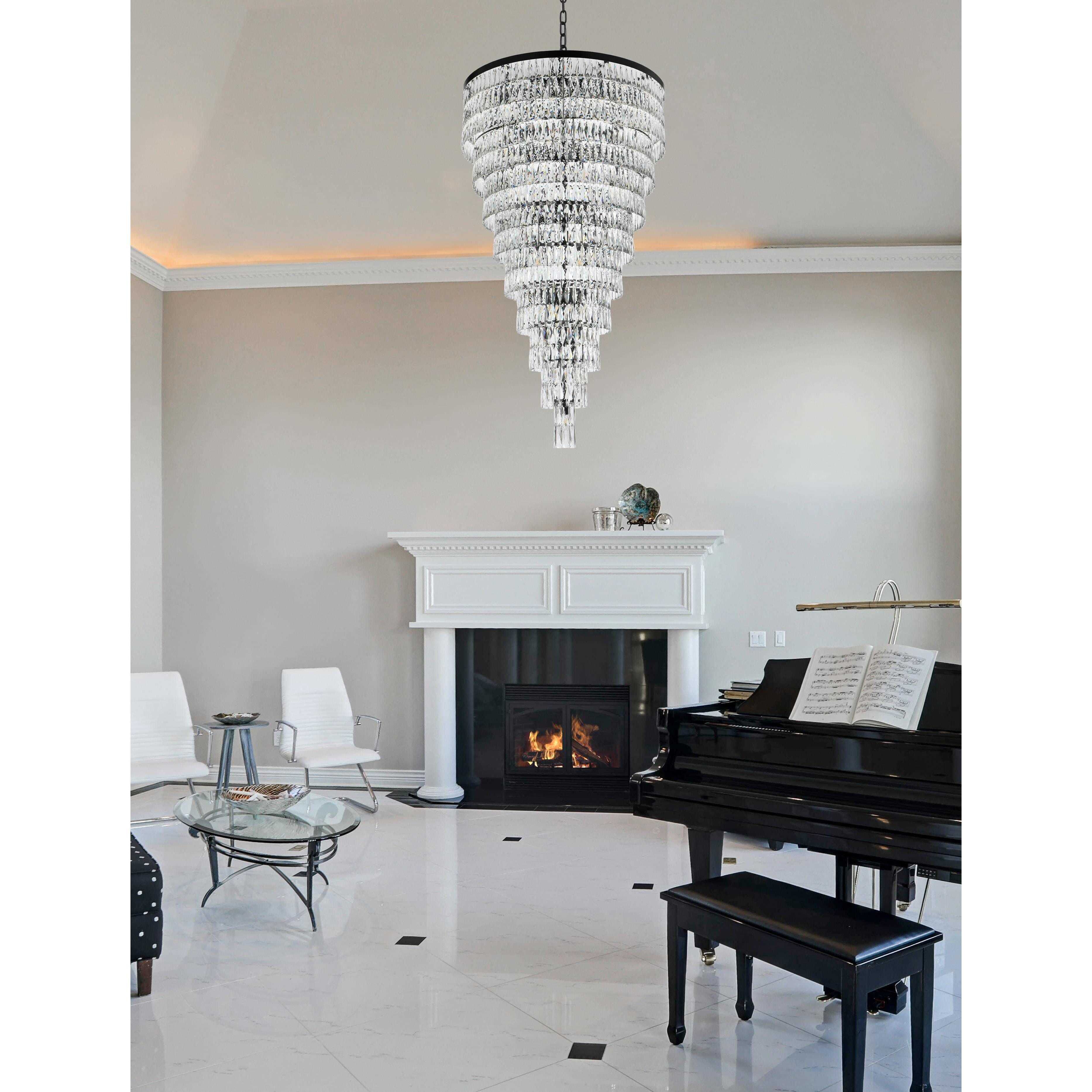 Josephine 61 Light 41 inch Black Chandelier Ceiling Light