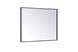 Monet 40 X 30 inch Blue Wall Mirror