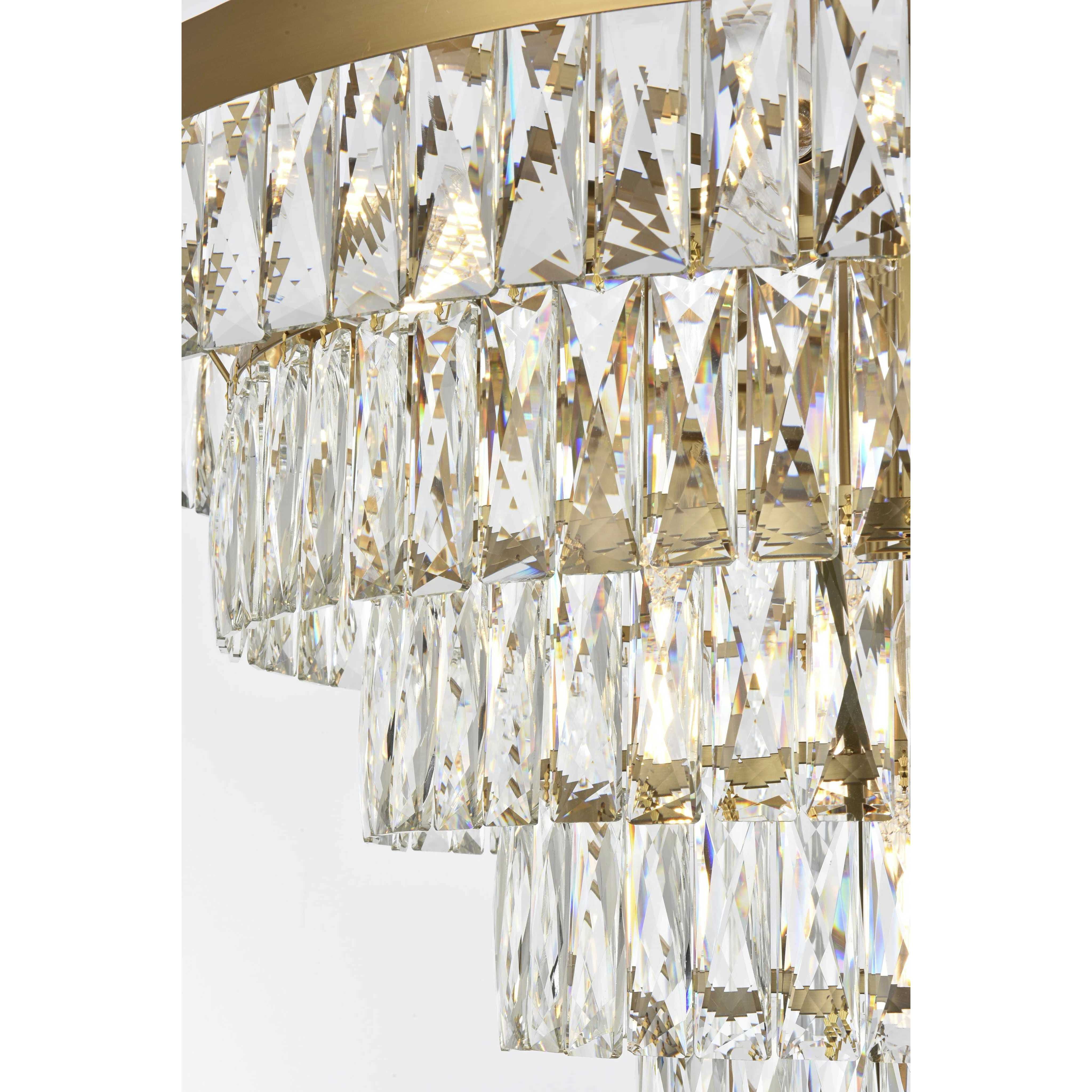 Josephine 13 Light 27.5 inch Satin Gold Chandelier Ceiling Light