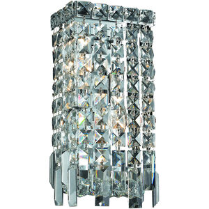 Maxime 2 Light 6 inch Chrome Wall Sconce Wall Light in Elegant Cut