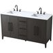 Millie 60 X 35 inch Mocha Brown Bathroom Vanity Cabinet