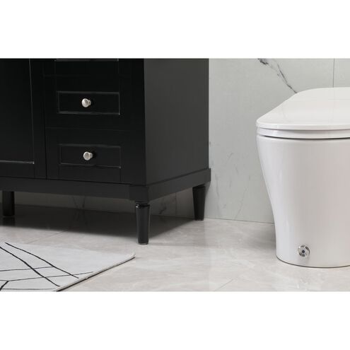 Bennett 60 X 21 X 35 inch Black Vanity Sink Set