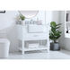 Clement 36 X 22 X 34 inch White Bathroom Vanity Cabinet