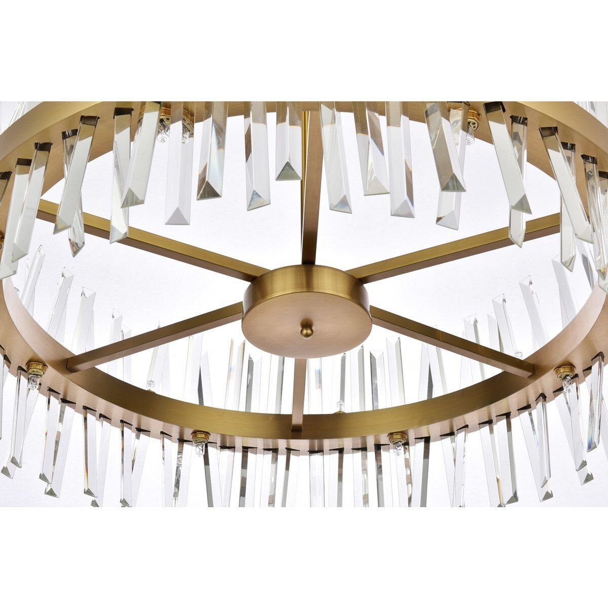 Serephina 16 Light 32 inch Satin Gold Chandelier Ceiling Light