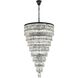 Josephine 61 Light 41 inch Black Chandelier Ceiling Light