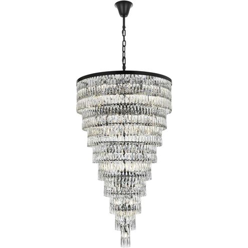Josephine 61 Light 41 inch Black Chandelier Ceiling Light