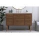 Boise 48 X 34 inch Walnut Brown Vanity Sink Set