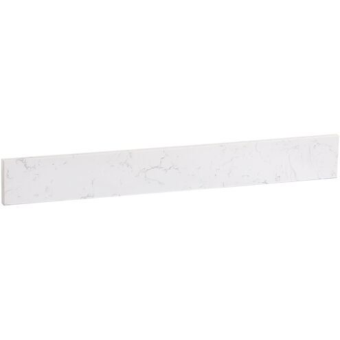 Backsplash 32 X 1 X 4 inch Calacatta White Bathroom Vanity Backsplash