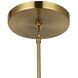 Vera 74 Light 44 inch Satin Gold Chandelier Ceiling Light