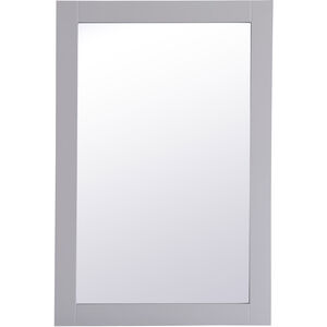 Aqua 36 X 24 inch Grey Wall Mirror