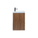 Wyatt 42 X 22 X 34 inch Walnut Brown Vanity Sink Set