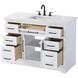 Remington 48 X 35 inch White Bathroom Vanity Cabinet